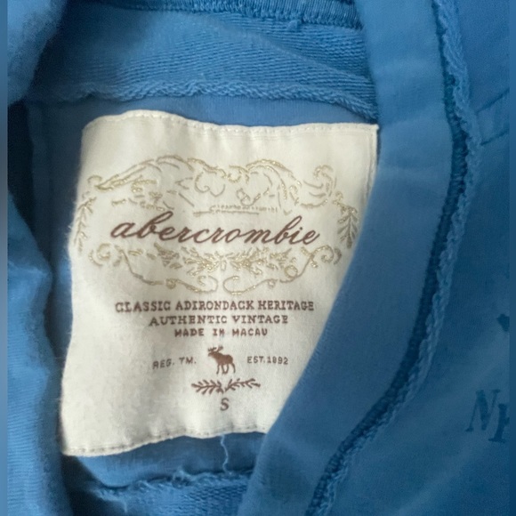 vintage abercrombie kids blue jacket - Picture 4 of 4